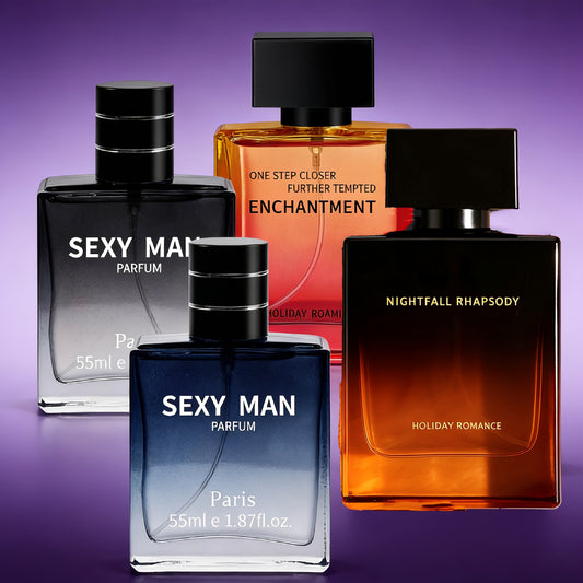 Woody Floral Perfume Set for Men (4 Bottles) 100ml
